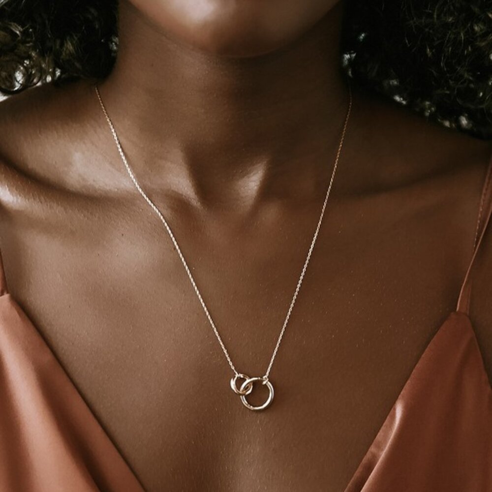 Lulus Infinite Romance 14kt Gold Necklace